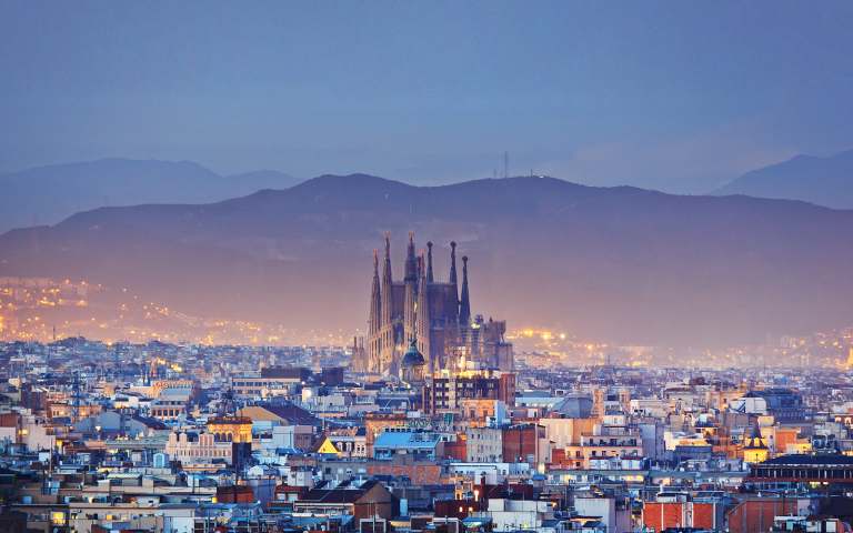 Utsikt över Barcelona Utsikt över Barcelona